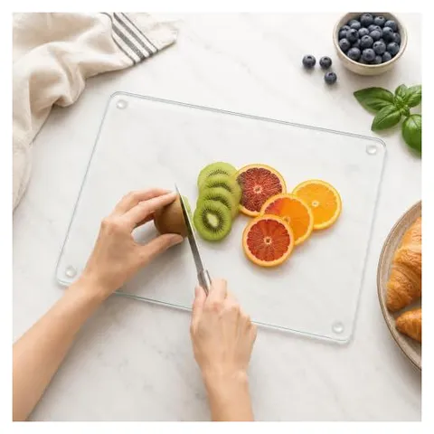 Hoolerry Tempered Glass Cutting Board