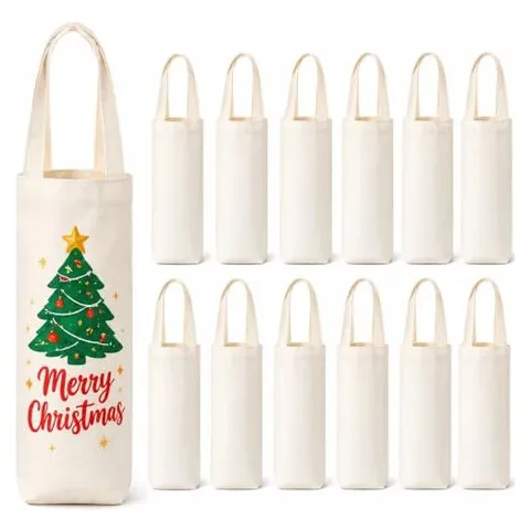 Hoolerry Canvas Wine Bags with Handle