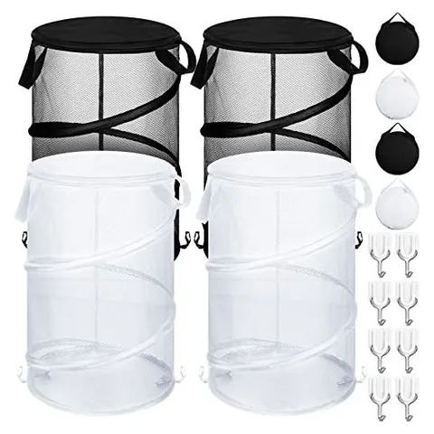 Hoolerry Pop-Up Laundry Hampers with Lid
