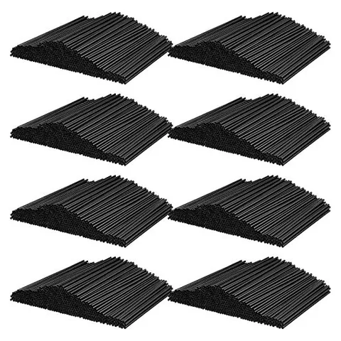 Hoolerry Coffee & Cocktail Stirrer Straws – Black