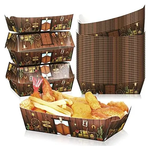 Hoolerry Themed Paper Food Trays