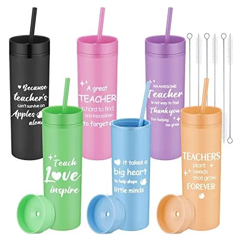 Hoolerry Teacher Appreciation Tumblers – Sweet Colors
