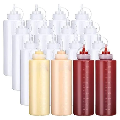 Hoolerry Plastic Squeeze Bottles