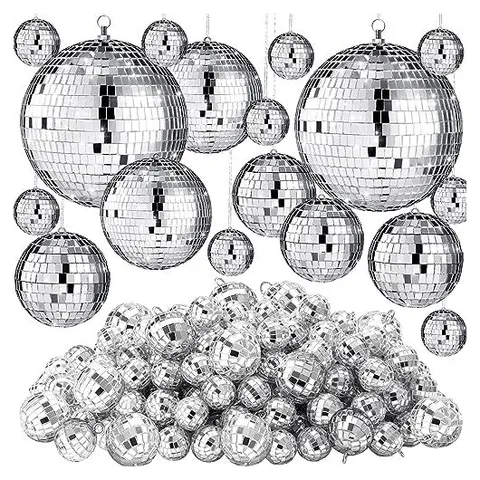 Hoolerry Mini Mirror Disco Ball Ornaments