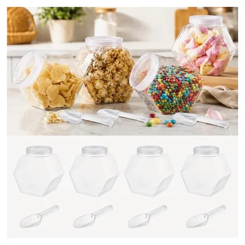 Hoolerry Candy Bowls & Jars with Scoops