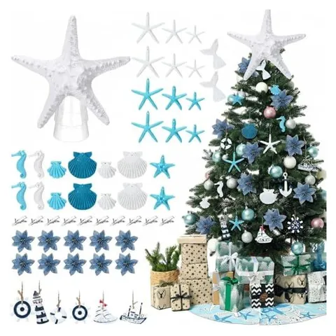 Hoolerry Starfish Christmas Ornaments