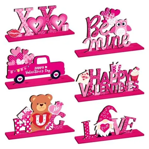 Hoolerry Valentine's Day Table Centerpieces – Pink · Romantic
