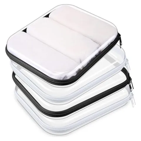 Hoolerry Hard Clear Zipper Cases