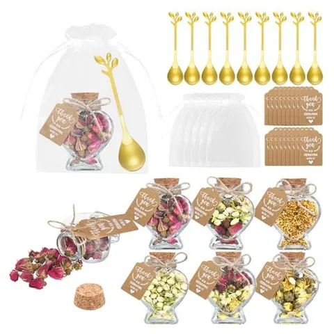 Hoolerry Tea Party Jar Favors – Heart