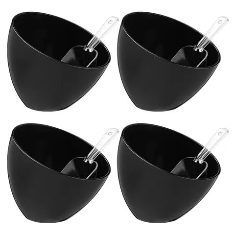 Hoolerry Candy Bowls & Jars with Scoops – Black