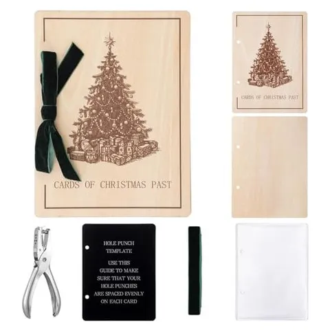 Hoolerry Christmas Card Organizer Set – Stylish