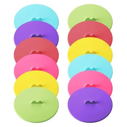 Hoolerry Silicone Cup Covers – Bright Color · Round
